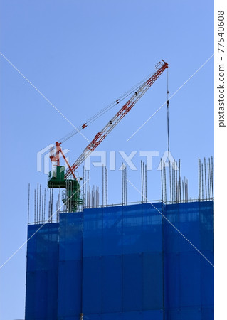 公寓建築工地圖片 公寓建築工地圖片 77540608