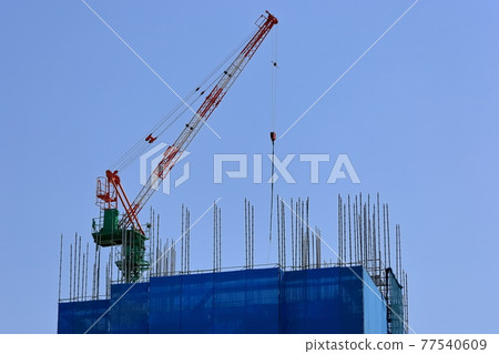 公寓建築工地圖片 77540609