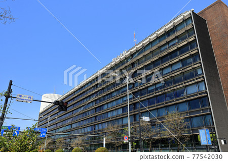 大手町街景，東京皇宮側樓 77542030