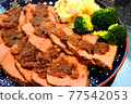 Exquisite roast beef! Meat dish! Soft meat 77542053