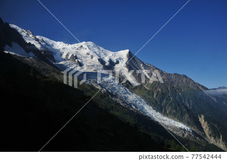 Aiguille du Midi Intermediate Station Bossons Glacier from Aiguille du Plan, Doum du Gute 1 77542444