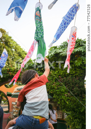 333 "carp streamers" exhibited at Tokyo Tower 333 "carp streamers" exhibited at Tokyo Tower 77542526