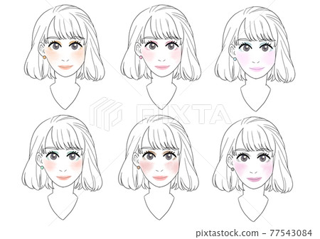 女妝各種顏色套裝 77543084
