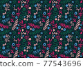Autumn floral wallpaper 77543696