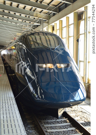 Niigata Prefecture JR East Genbi Shinkansen vehicle front up 77544294
