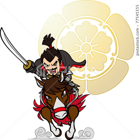 織田信長接受騎馬挑戰【3頭和家徽】 77545555