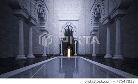 3d rendering image of modern islamic style 3d rendering image of modern islamic style 77547838