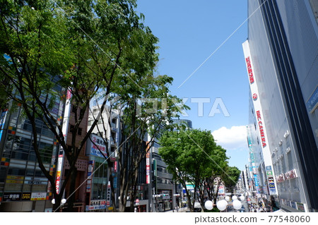 Tachikawa station North entrance downtown 77548060