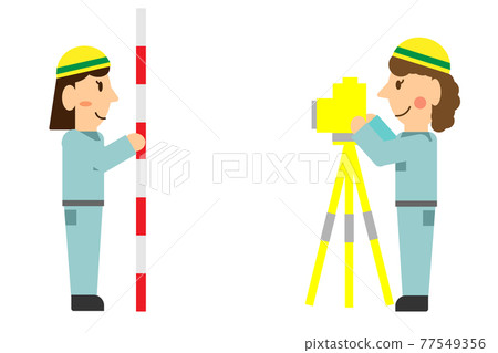 做測量工作的人 77549356