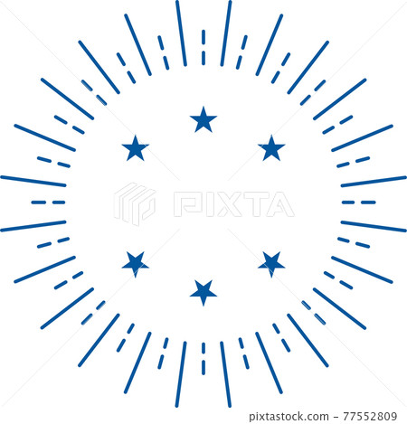 Vintage star beam Badge, logo or award icon. Vintage star beam Badge, logo or award icon. 77552809