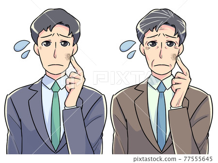 男士的污漬和疤痕 77555645