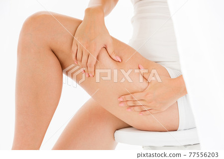 Thigh cellulite Thigh cellulite 77556203