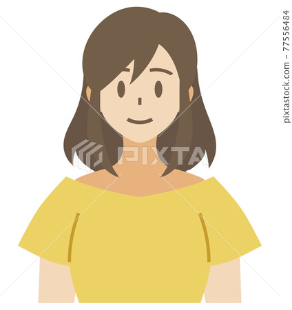 【家庭矢量圖素材】少婦/媽媽插畫【人物】 77556484