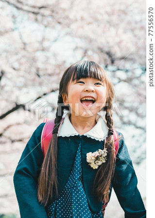 Elementary school entrance 77556570