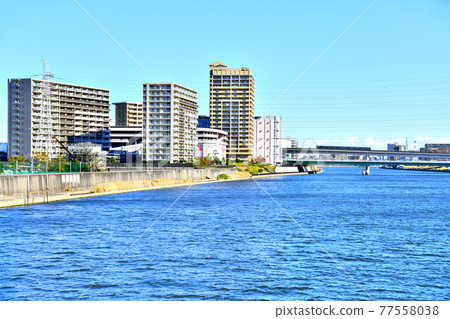 從大台橋/隅田川（東京都足立區）看小久橋 [2020.11] 77558038