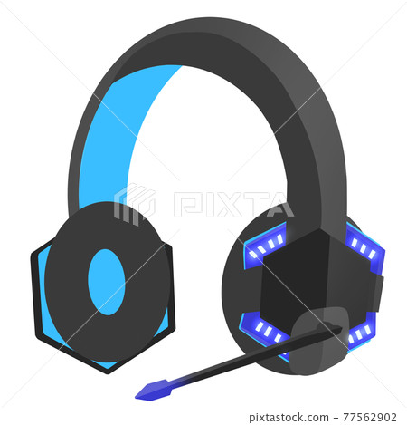 Gaming set. stock illustration. Illustration of headphones - 73688864