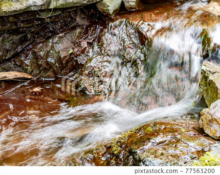 A view of the cool spring Shiraito Falls A view of the cool spring Shiraito Falls 77563200