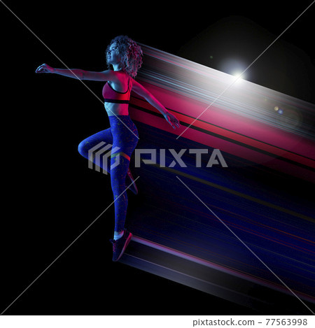 Abstract desing, concept of sport, action, motion in sport Abstract desing, concept of sport, action, motion in sport 77563998