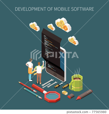 Programming Development Concept - Stock Illustration [77565980] - PIXTA