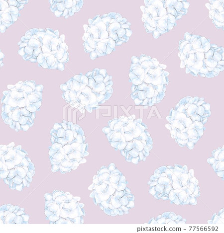 Seamless pattern. Spring colors hydrangea. Digital print Seamless pattern. Spring colors hydrangea. Digital print 77566592