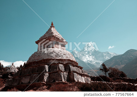 Stupa in Nepal Stupa in Nepal 77567664