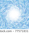 白色中心和藍色或藍色的顆粒漩渦 77571831