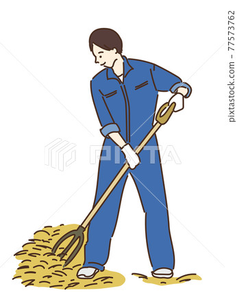 農業女孩 乳製品女孩 乳製品婦女插圖 牛奶 77573762