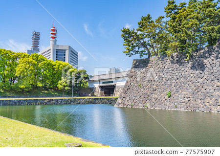 Cityscape of Tokyo Imperial Palace Gaien Former Edo Castle Outer Sakurada Gate Cityscape of Tokyo Imperial Palace Gaien Former Edo Castle Outer Sakurada Gate 77575907