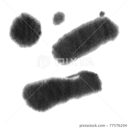 Ink bleeding circles and short lines Ink bleeding circles and short lines 77576204