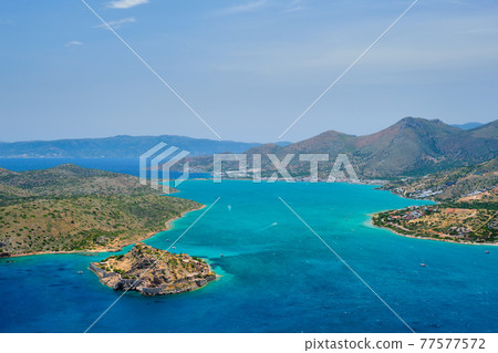 Island of Spinalonga, Crete, Greece 77577572