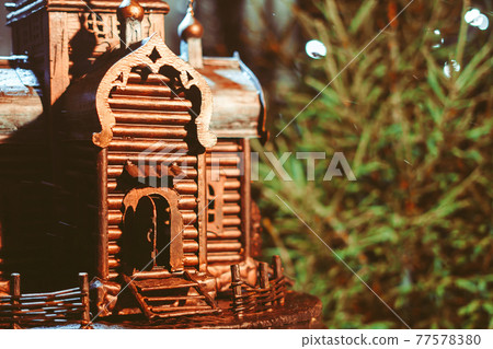 model of a church made of iron 77578380