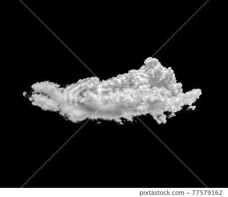 white clouds isolated on black background white clouds isolated on black background 77579162