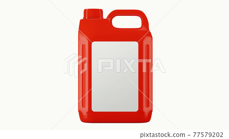 3D rendering of a plastic bottle canister industry Red canister with engine oil or lubricant isolated on white background. 3D rendering of excellent quality in high resolution. It can be enlarged and 3D rendering of a plastic bottle canister industry Red canister with engine oil or lubricant isolated on white background. 3D rendering of excellent quality in high resolution. It can be enlarged and 77579202