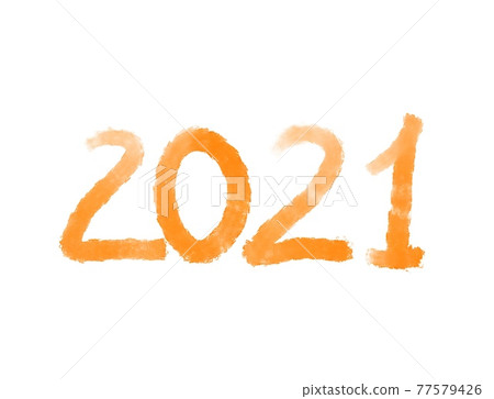 Class of 2021 handwritten typography. Education. Students 2021 class 77579426