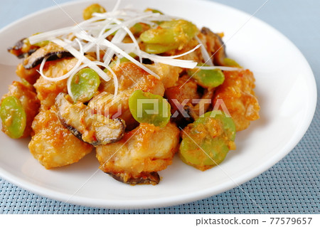 香辣味噌炒蠶豆雞腿 77579657