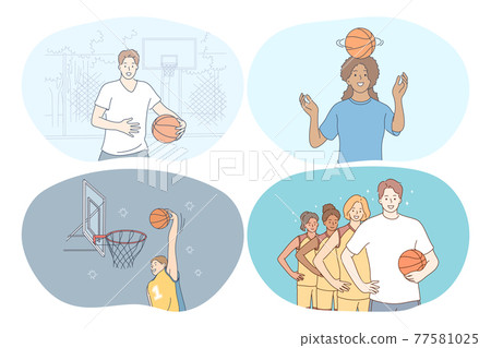 Basketball, sport, team competition concept Basketball, sport, team competition concept 77581025
