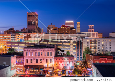 Memphis, Tennessee, USA Downtown Skyline Memphis, Tennessee, USA Downtown Skyline 77581340