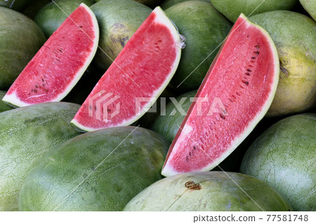 Taiwan watermelon in market 77581748