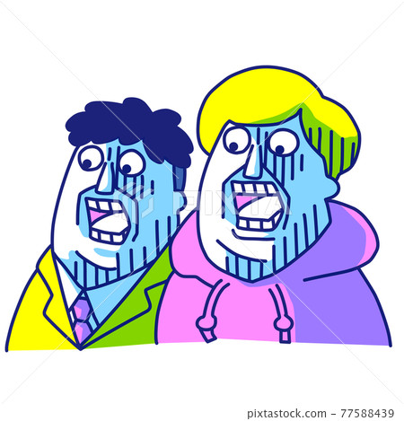 Shock face Shock face 77588439