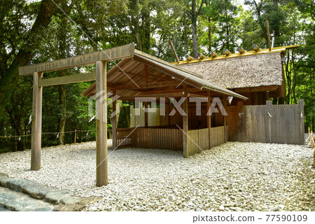 Mysterious scenery of Ise Jingu Mysterious scenery of Ise Jingu 77590109