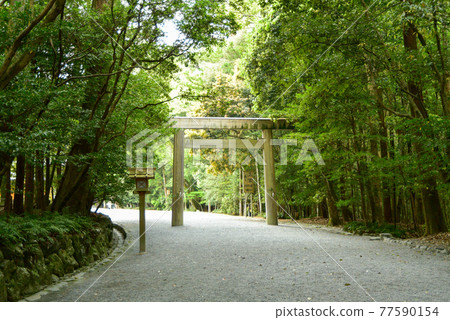 Mysterious scenery of Ise Jingu Mysterious scenery of Ise Jingu 77590154