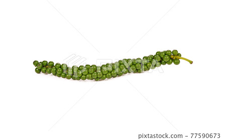 fresh pepper isolated on white background 77590673