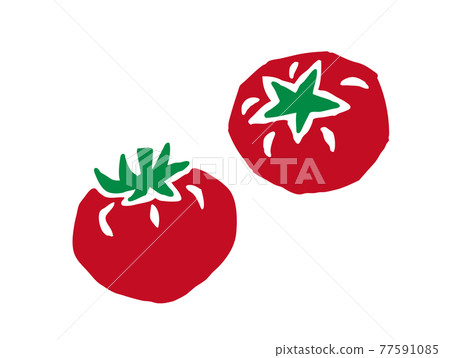 Tomato retro illustration Tomato retro illustration 77591085
