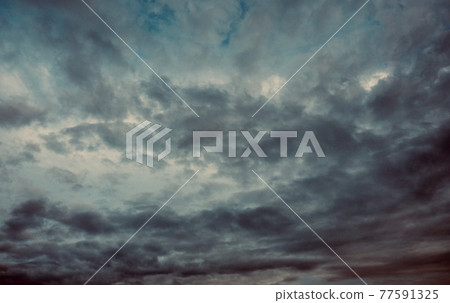 Dark clouds and sky 77591325