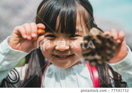 New first grader of elementary school New first grader of elementary school 77591732