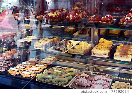 Netherlands-Amsterdam Street Corner-Cake Shop 77592024