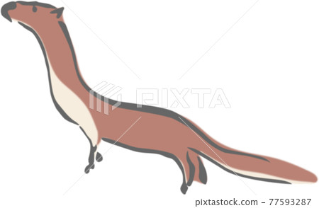 "Bird and beast sketch type" Weasel 蕙 sai (Weasel) "Bird and beast sketch type" Weasel 蕙 sai (Weasel) 77593287