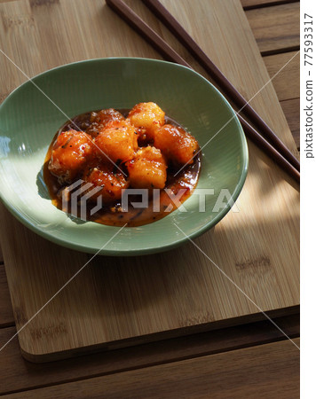 Korean traditional food Tteokbokki Korean traditional food Tteokbokki 77593317