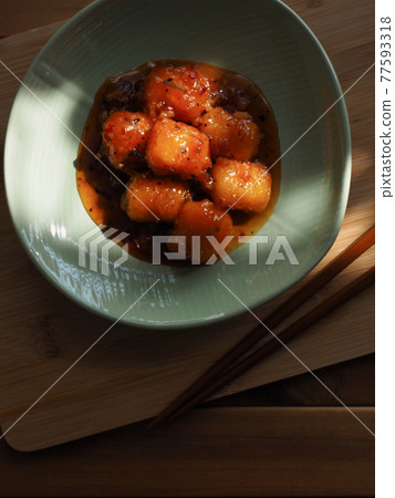 Korean traditional food Tteokbokki Korean traditional food Tteokbokki 77593318