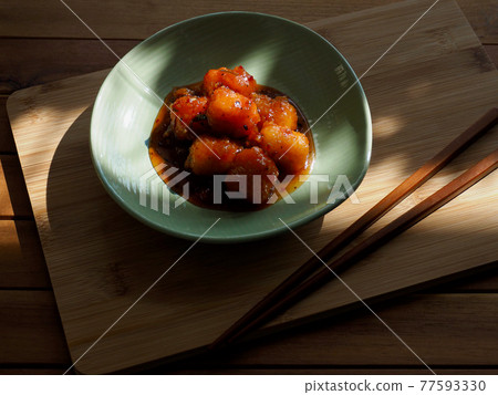 Korean traditional food Tteokbokki Korean traditional food Tteokbokki 77593330